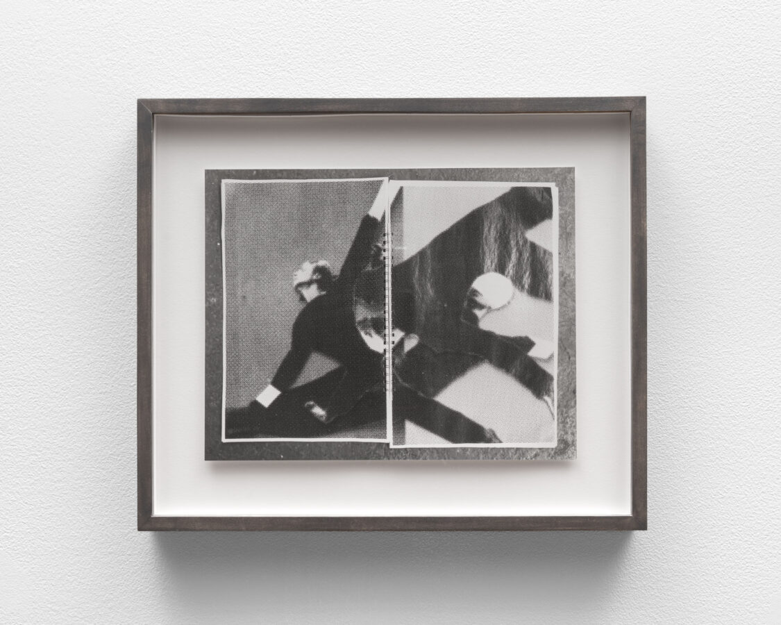 "...beautiful as they are", i, 2025, silver gelatin print in artist frame (triptych), 15 x18 inches (38 x 45 cm)
